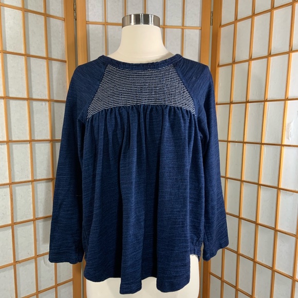 Current/Elliott Tops - Current/Elliot dark denim blue swing top